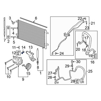 Ford OE - A/C Compressor Bolt
