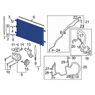 Ford OE - A/C Condenser