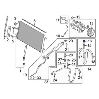 Ford OE - A/C Service Valve Cap