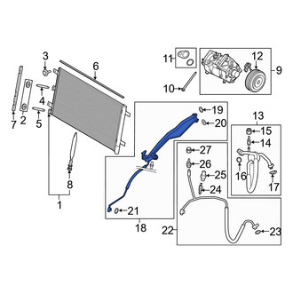Ford OE - A/C Refrigerant Discharge Hose
