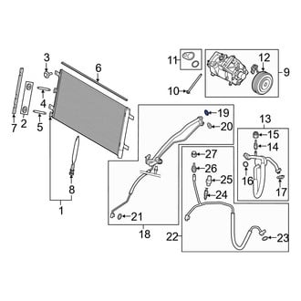 Ford OE - A/C Compressor Seal Kit