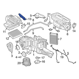 Ford OE - Cabin Air Filter Cover
