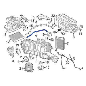 Ford OE - HVAC Heater Hose