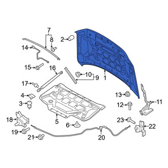 Ford OE - Front Hood Panel