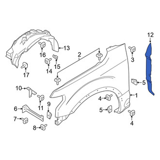 Ford OE - Front Left Fender Insulator