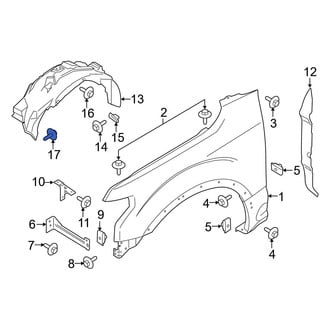 Ford OE - Cowl Cover Clip
