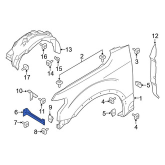 Ford OE - Front Right Lower Fender Brace