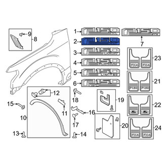 Ford OE - Front Right Fender Emblem
