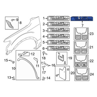 Ford OE - Front Right Fender Emblem