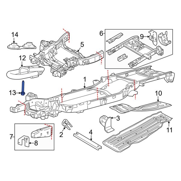 Tow Hook Bolt