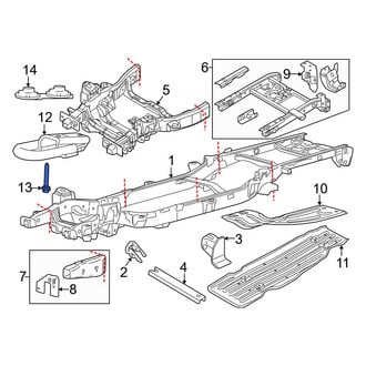 Ford OE - Tow Hook Bolt