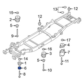 Ford OE - Front Lower Body Mount Cushion