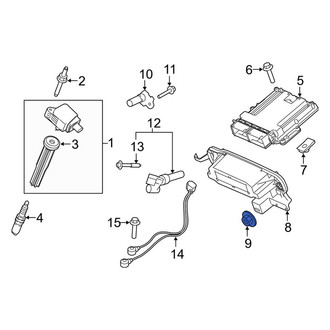 Ford OE - Engine Control Module (ECM) Nut