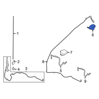 Ford OE - Satellite Radio Antenna