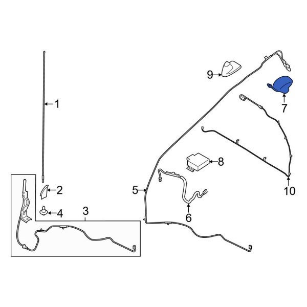 Satellite Radio Antenna