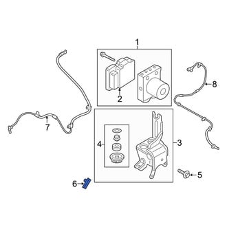 Ford OE - Automatic Transmission Oil Cooler Nut