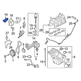 Ford OE - Engine Oil Cooler Gasket