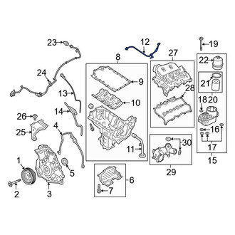 Ford OE - Turbocharger Oil Line