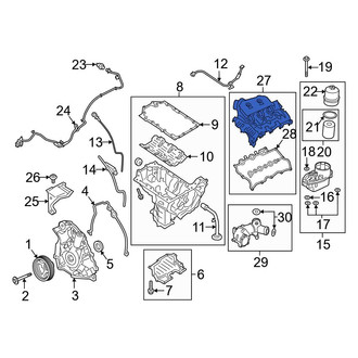 Ford OE - Upper Left Engine Intake Manifold
