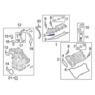 Ford OE - Left Inner Engine Valve Cover Gasket