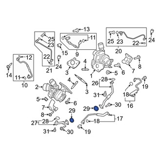 Ford OE - Turbocharger Oil Line Gasket