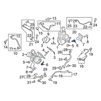 Ford OE - Turbocharger Mounting Bolt