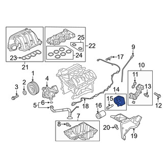 Ford OE - Engine Oil Cooler