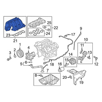 Ford OE - Upper Engine Intake Manifold