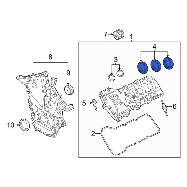 Engine Valve Cover Washer Seal