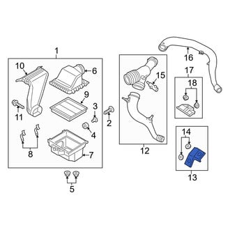 Ford OE - Engine Air Intake Hose Bracket