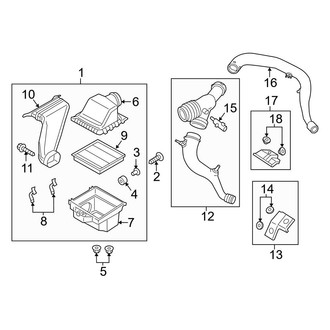 Ford OE - Air Filter and Housing Assembly