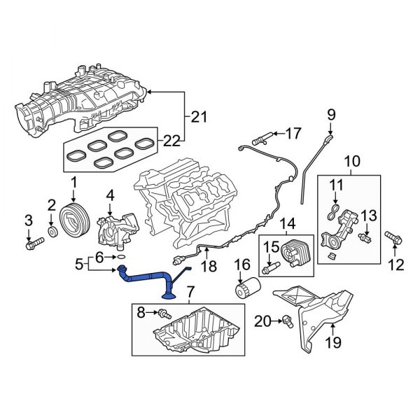 Engine Oil Pump Pickup Tube