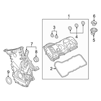 Ford OE - Engine - Valve & Timing Covers (3.5L Gas)