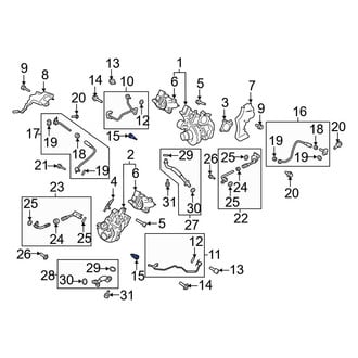Ford OE - Left Turbocharger Boost Pressure Solenoid Filter
