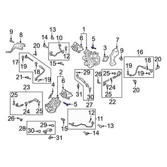 Ford OE - Inner Interior Door Handle Bolt