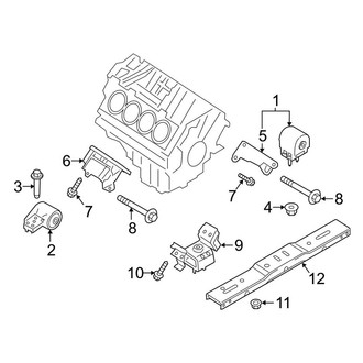 Ford OE - Engine & Transmission Mounting (5.0L Flex)