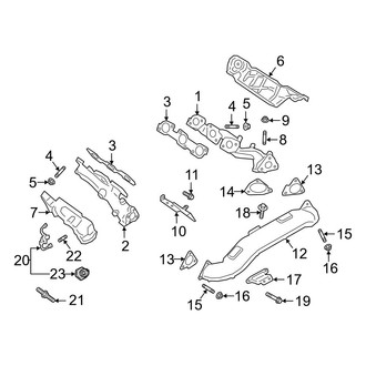 Ford OE - Exhaust System - Exhaust Manifold (3.0L)