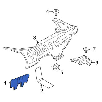 Ford OE - Front Floor Pan Heat Shield
