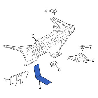Ford OE - Center Floor Pan Heat Shield