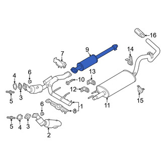 Ford OE - Exhaust Pipe