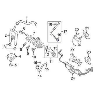 Ford OE - Lower Exhaust Gas Recirculation (EGR) Tube Gasket
