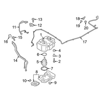Ford OE - Emission System - Emission Components (Injection), (3.0L)