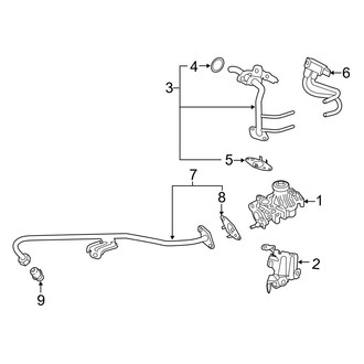 Ford OE - Emission System - EGR System (3.3L)
