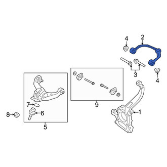 Ford OE - Front Right Upper Suspension Control Arm