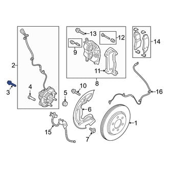 Ford OE - Axle Hub Mounting Bolt