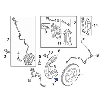 Ford OE - Brake Dust Shield Bolt