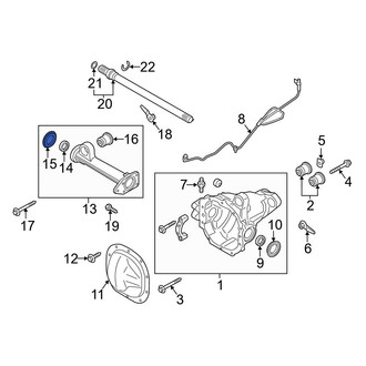Ford OE - Rear CV Intermediate Shaft Seal