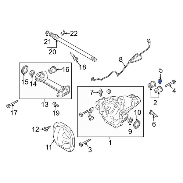 Differential Housing Nut