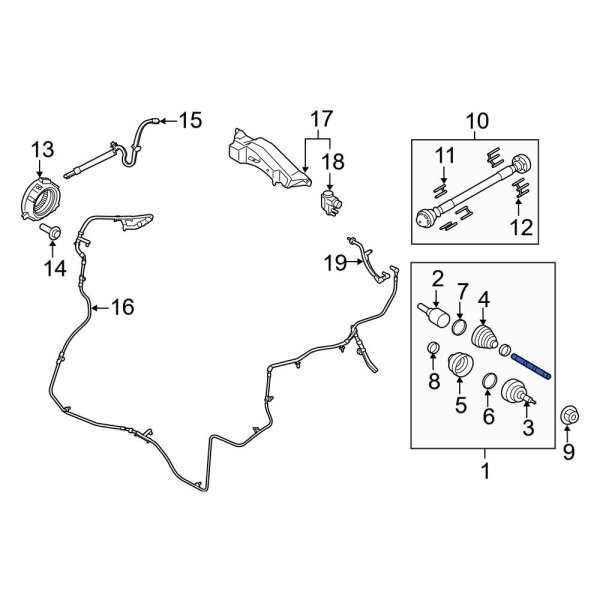 CV Axle Assembly