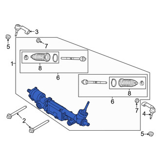 Ford OE - Rack and Pinion Assembly